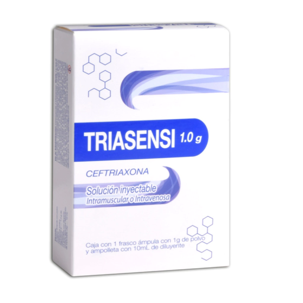 TRIASENSI I.V / I.M. 1 FA 1G/10 ML CEFTRIAXONA