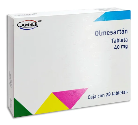Olmesartan Medoxomilo 40 Mg 28 Tabletas