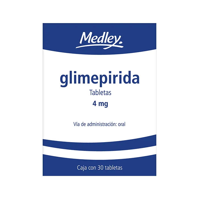 Medley Glimepirida 4 Mg 30 Tabletas Genérico Sanofi Ave