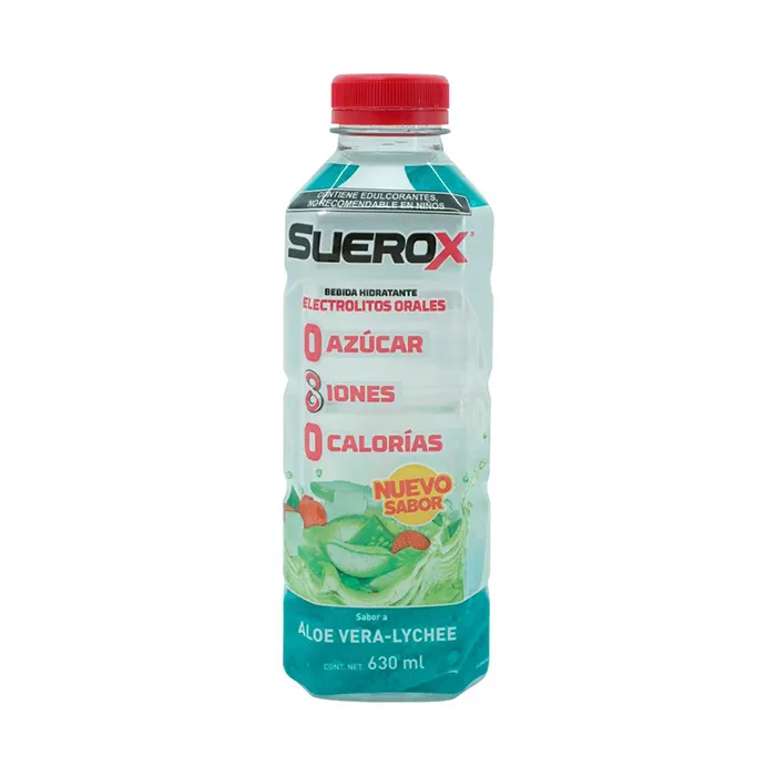 SUEROX ALOE VERA-LYCHEE 630ML BOT