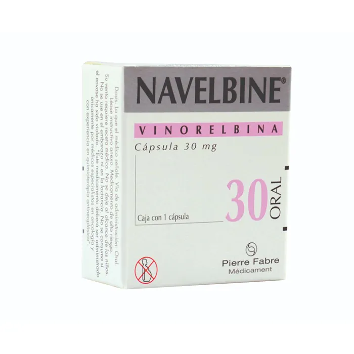 NAVELBINE VINORELBINA 30 MG 1 CÁPSULA