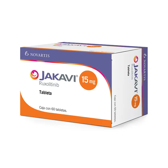 Jakavi Ruxolitinib 15 mg 60 Tabletas