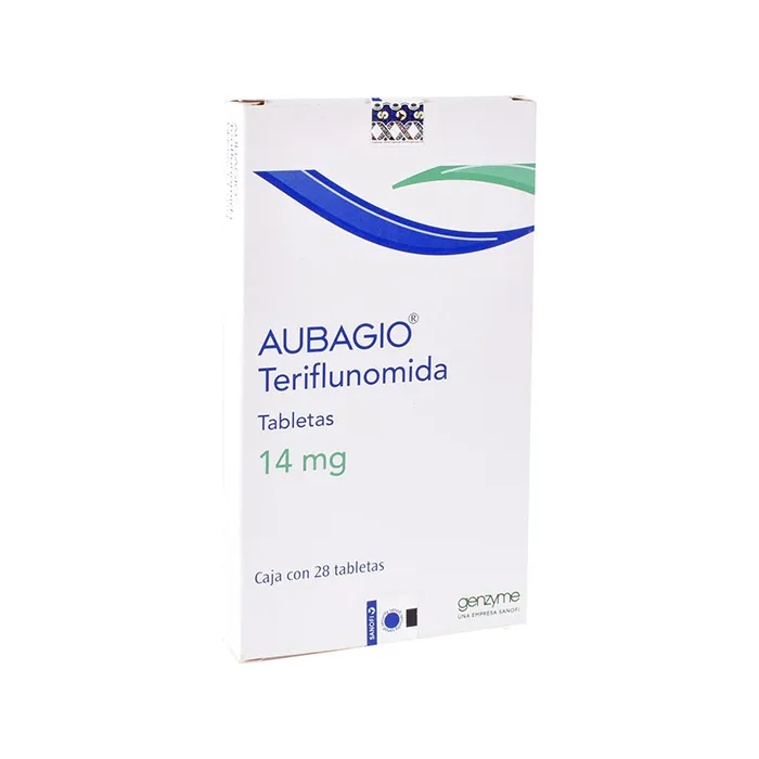 AUBAGIO TERIFLUNOMIDA 14 MG 28 TABLETAS