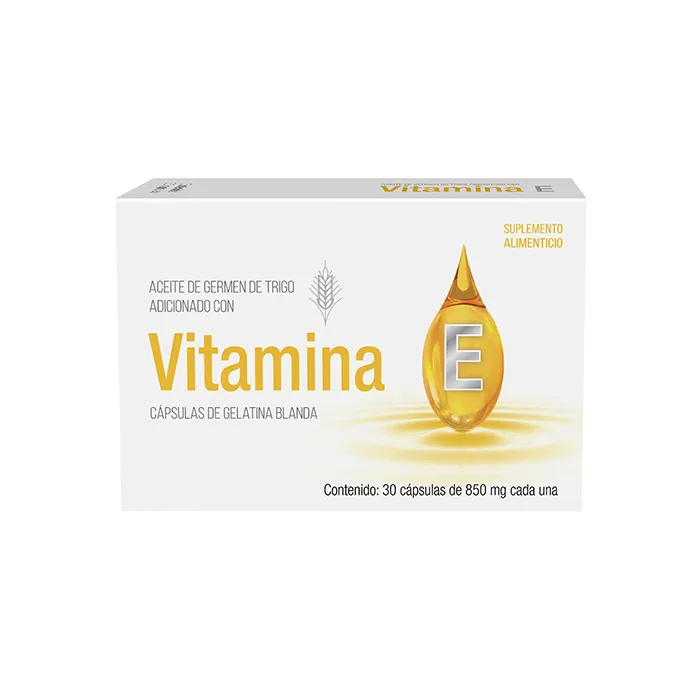 VITAMINA E-500 30 CAPS 850 MG