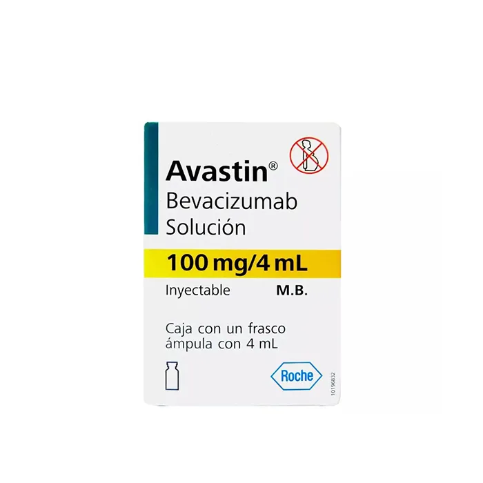 AVASTIN BEVACIZUMAB 100 MG / 4 ML CAJA CON 1 FRASCO ÁMPULA LAB. ROCHE