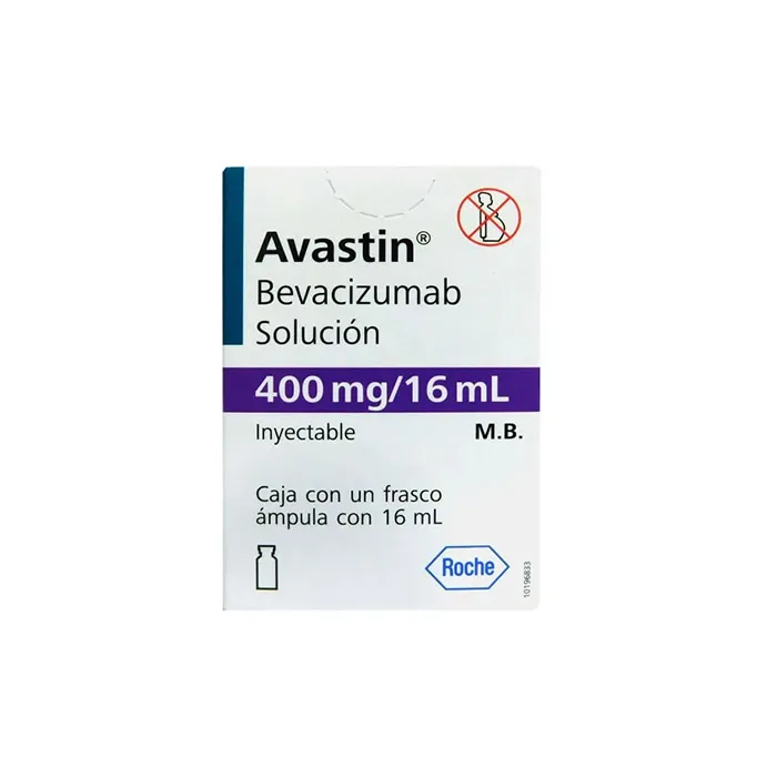 AVASTIN BEVACIZUMAB 400 MG / 16 ML CAJA CON 1 FRASCO ÁMPULA LAB. ROCHE