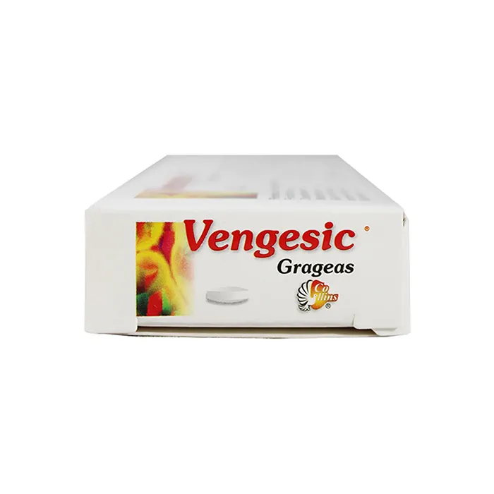 Vengesic Fenilbutazona/Dexametasona/Metocarbomól/Gel Hidroxido Aluminio 20 Grageas Genérico Collins