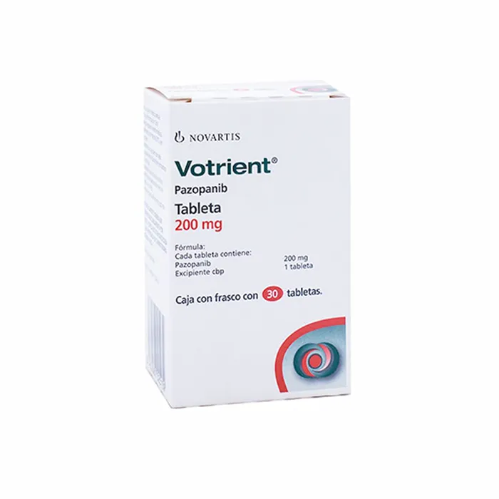 VOTRIENT PAZOPANIB 200 MG 30 TABLETAS