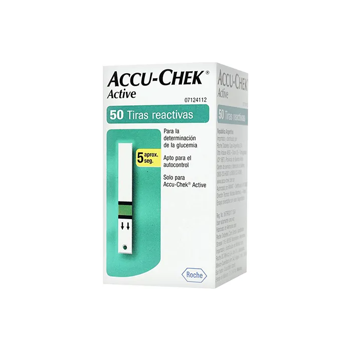  ACCU-CHEK ACTIVE GLUC TIR REACT 50