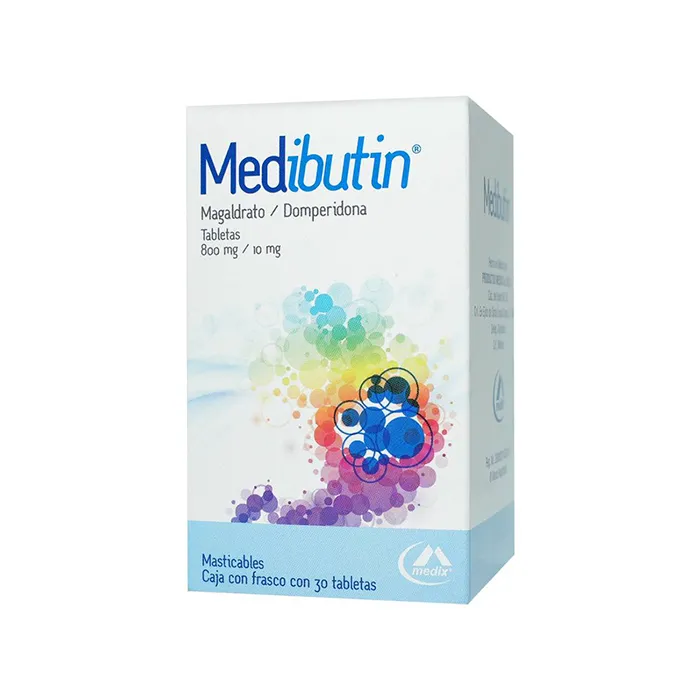 MEDIBUTIN C30 TAB 800MG/10MG: C30 TAB, PRODUCTOS MEDIX. Disponible en Farmasmart. Compra en línea.