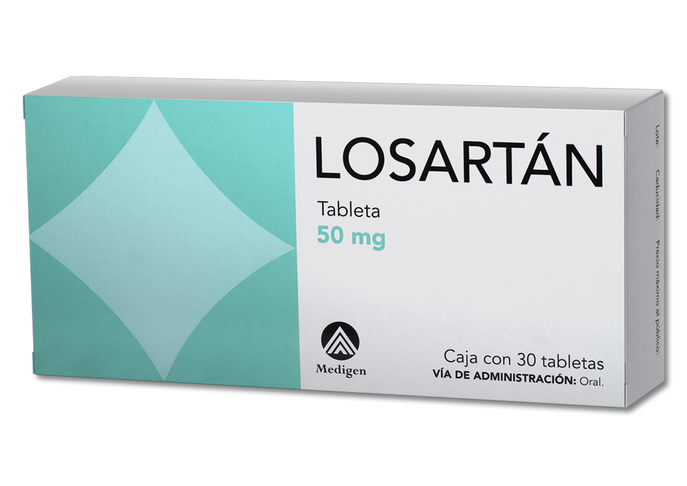 LOSARTAN 30 TAB 50 MG LAB MEDIGEN