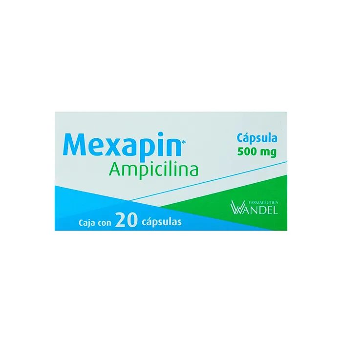 MEXAPIN 20 CAPS 500 MG: CAPS, WANDEL. Disponible en Farmasmart. Compra en línea.