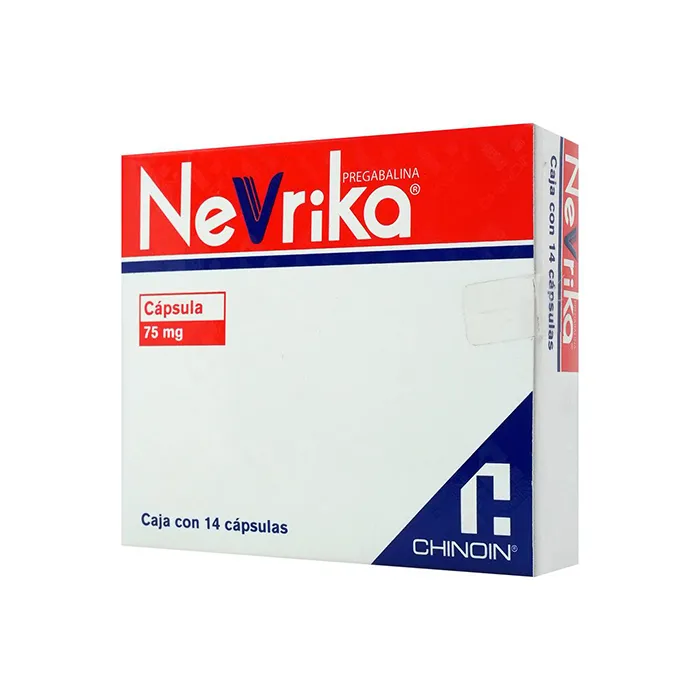 NEVRIKA 75MG CAP C14: CAP C14, PRODUCTOS FARMACEUTICOS S A. Disponible en Farmasmart. Compra en línea.