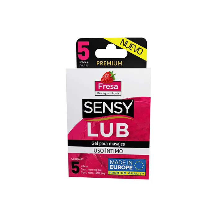  SENSY LUB FRESA USO INTIMO 5 GEL