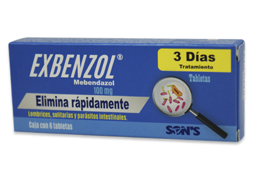 EXBENZOL 6 TAB 100 MG