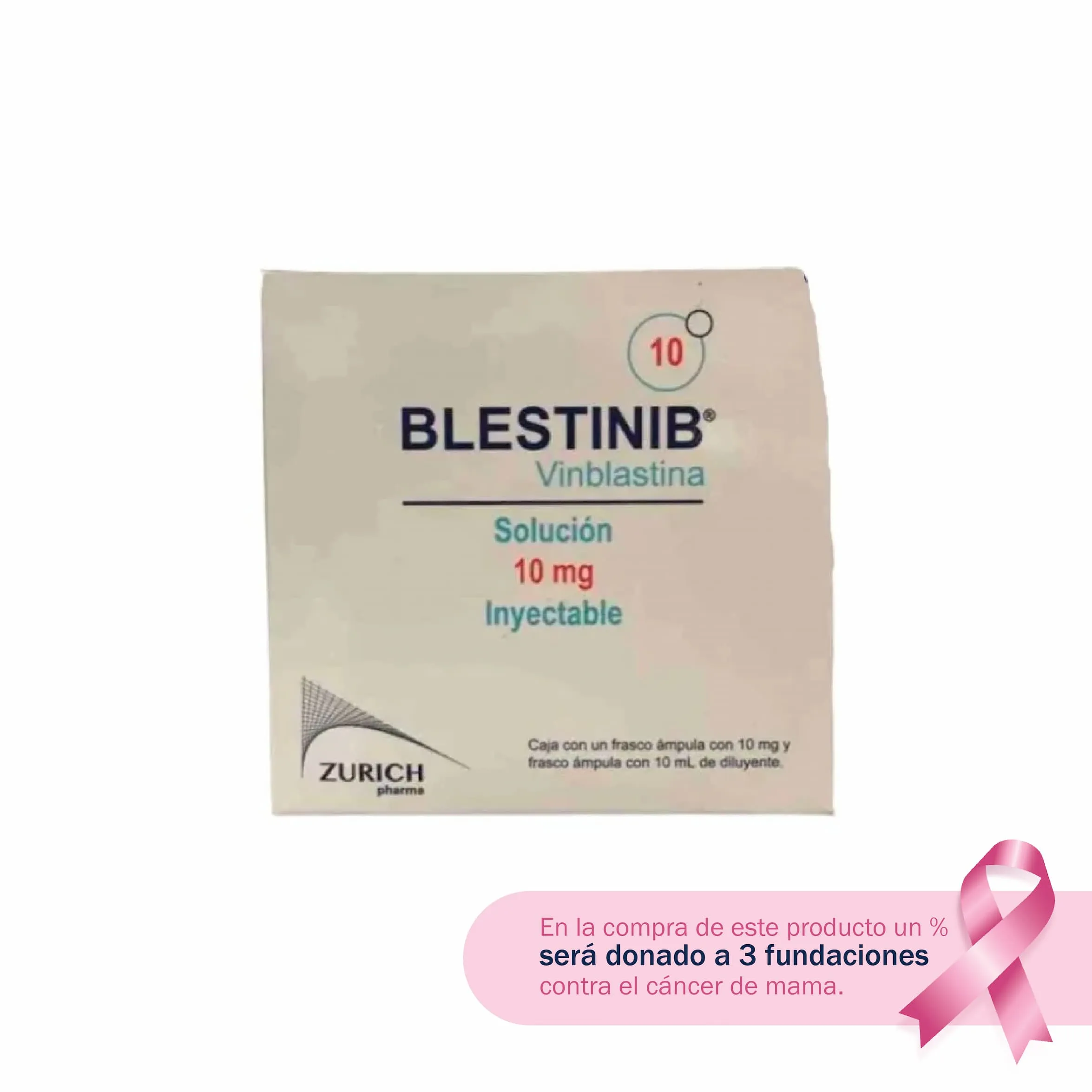 BLESTINIB VINBLASTINA 10 MG / 10 ML Solución Inyectable