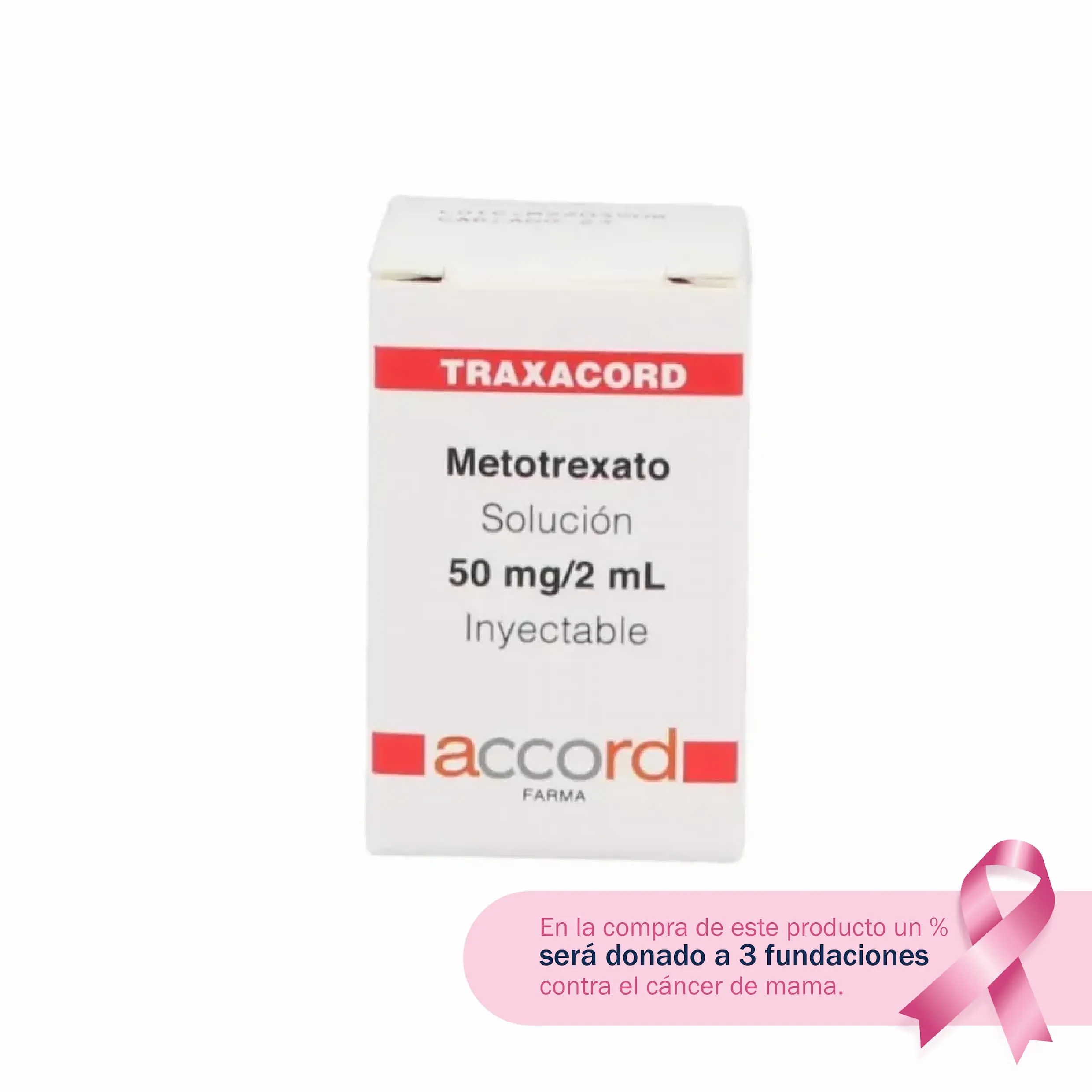 Metotrexato Inyectable Traxacord 50 mg 2 ml