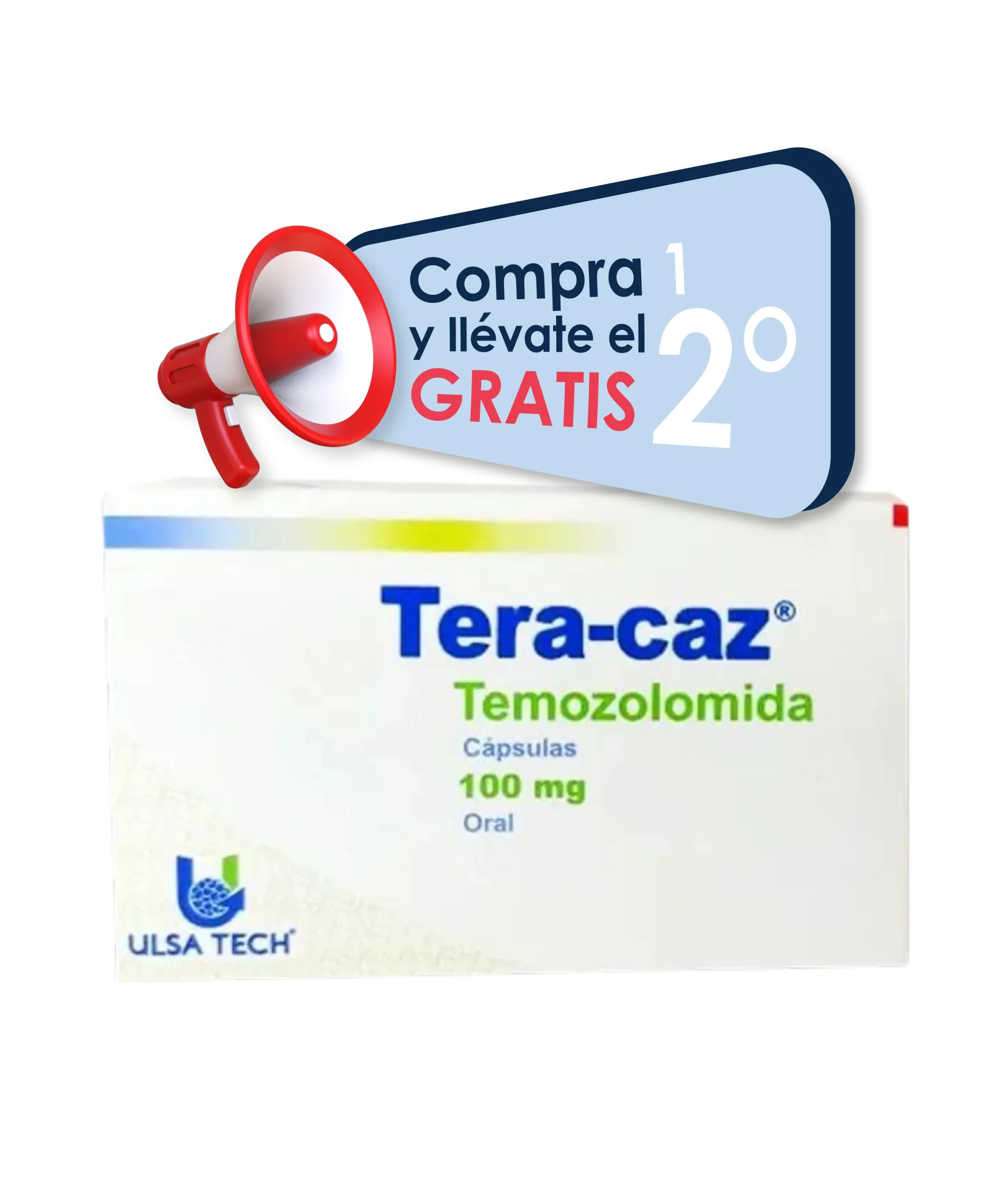 Tera-caz 100 mg 20 cápsulas Temozolomida