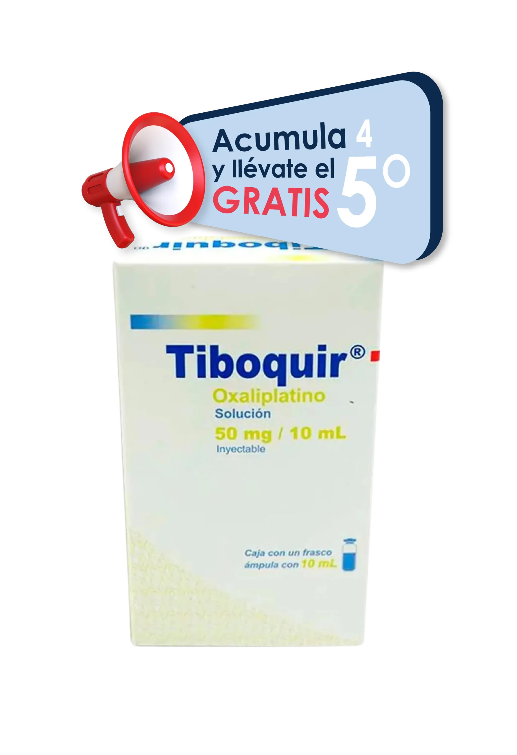 Tiboquir 50 Mg / 10 mL Solución Inyectable Oxaliplatino