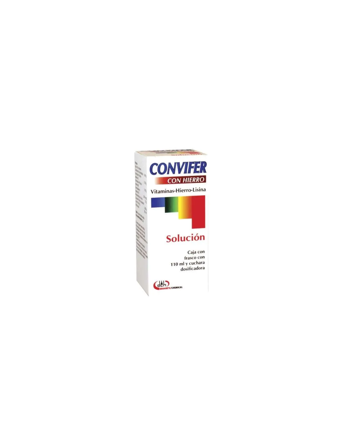 CONVIFER C/HIERRO 1 SOL 3/.2/.1MG/110 ML: C/HIERRO SOL, Degort's. Disponible en Farmasmart. Compra en línea.