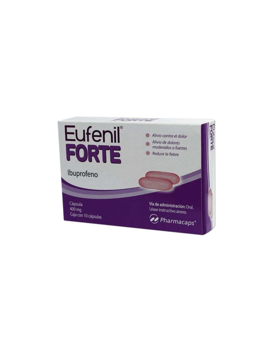  EUFENIL FORTE 10 CAPS 400 MG