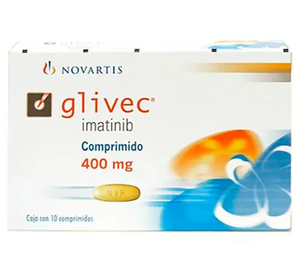 GLIVEC IMATINIB 400 MG CAJA CON 10 COMPRIMIDOS LAB. NOVARTIS