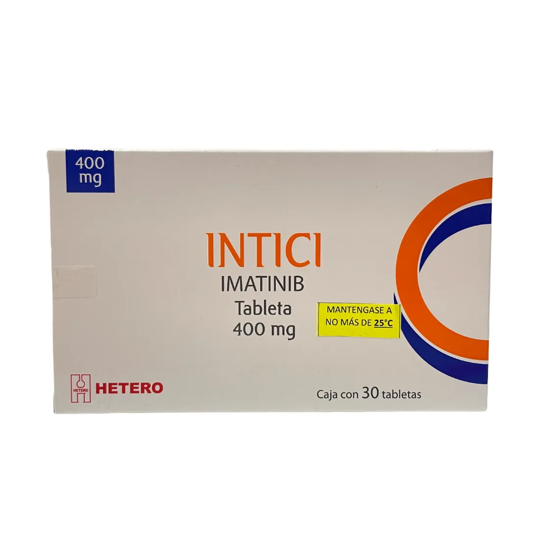 INTICI IMATINIB 400 MG CAJA CON 30 TABLETAS LAB. HETERO