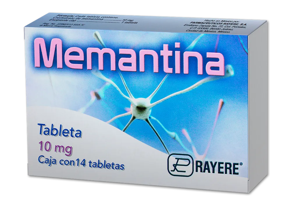 MEMANTINA 14 TAB 10 MG: TAB, Rayere. Disponible en Farmasmart. Compra en línea.
