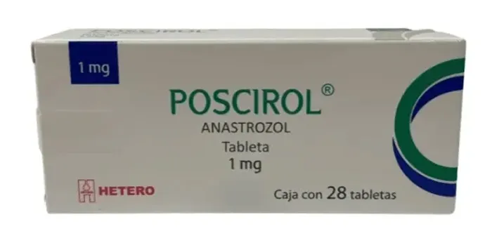 Poscirol 1 mg Anastrozol 28 Tabletas