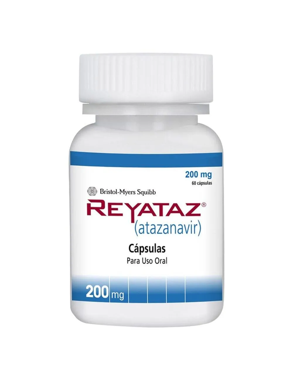 REYATAZ (ATAZANAVIR) 200 MG FRASCO CON 60 CÁPSULAS LAB. BRISTOL-MYERS SQUIBB