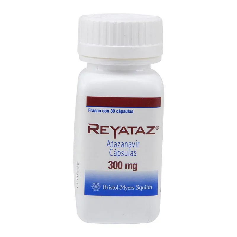 REYATAZ ATAZANAVIR 300 MG FRASCO CON 30 CÁPSULAS LAB. BRISTOL-MYERS SQUIBB