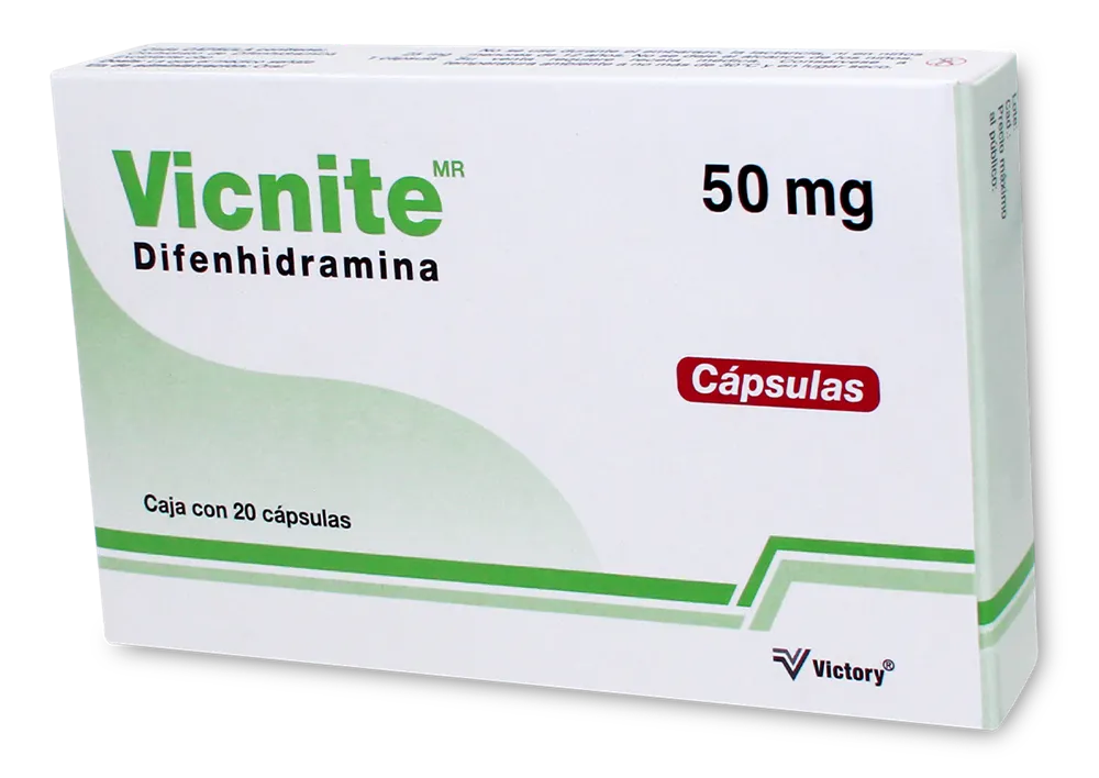 VICNITE 20 CAPS 50 MG