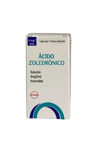 Ácido Zoledrónico 4mg/5mL 1 fco ampula