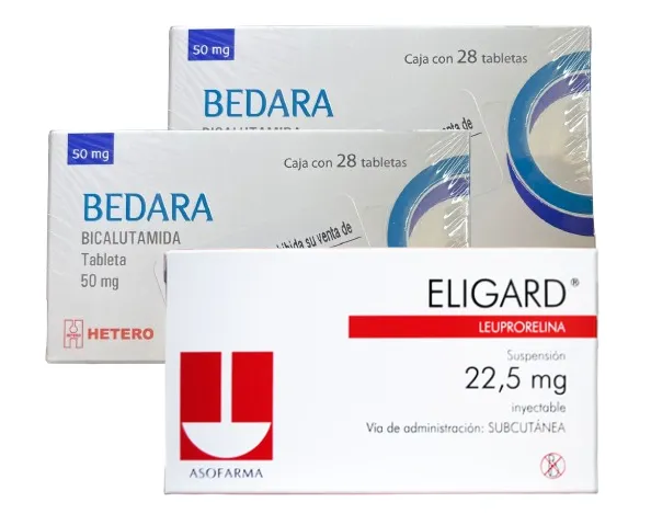 Bedara Bicalutamida 50 mg + Eligard Leuprorelina 22.5 mg pack