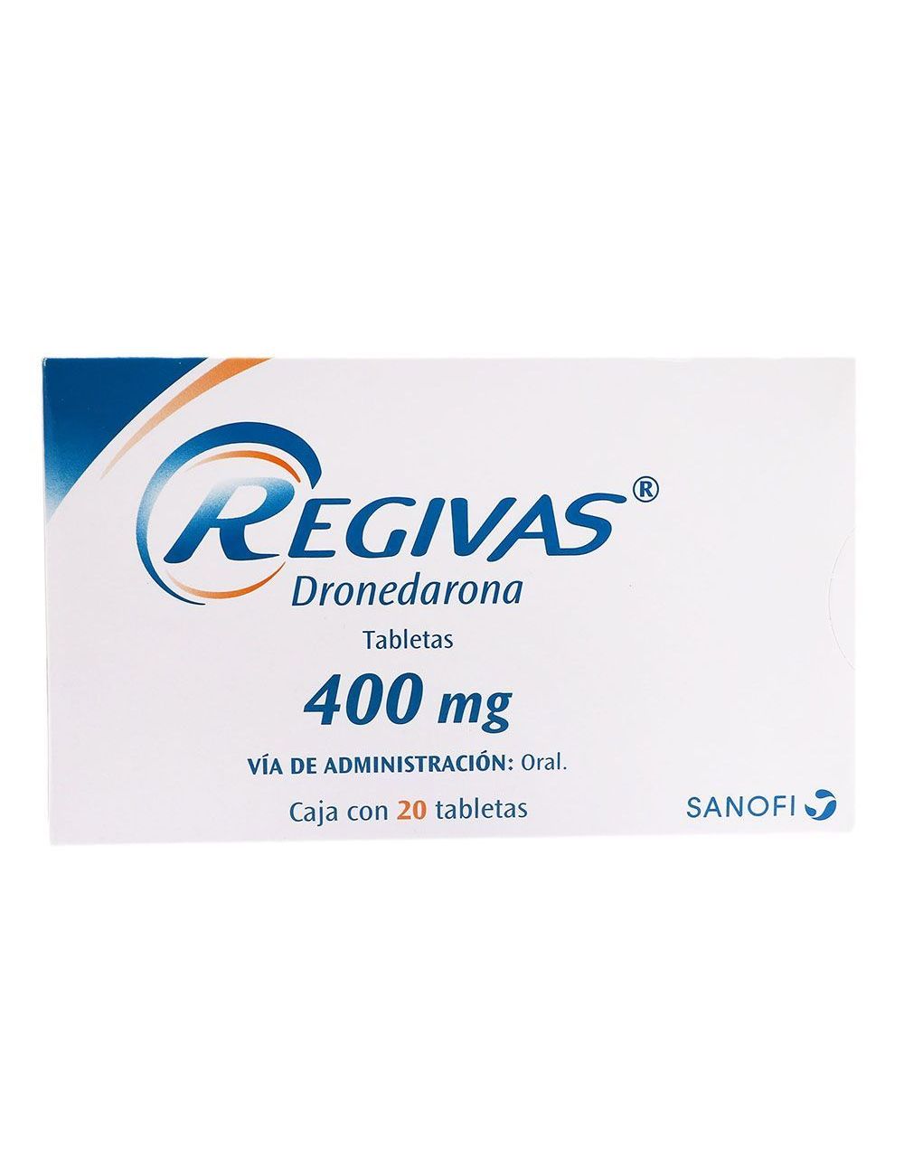 Regivas 400 Mg 20 Tabletas