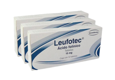  Leufotec 15 Mg Ácido Folínico 12 Tabletas 3 PACK