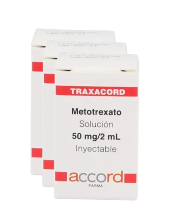  Metotrexato Inyectable Traxacord 50 mg 2 ml 3 PACK
