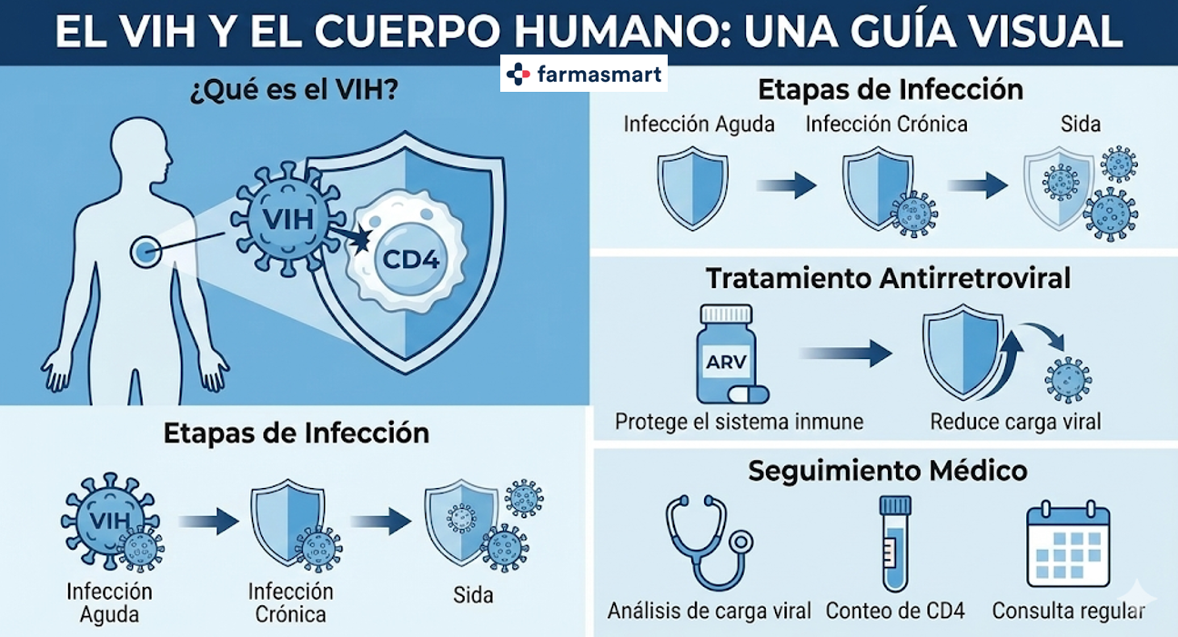 ¿Qué es el VIH y cómo afecta al cuerpo humano? Guía informativa esencial