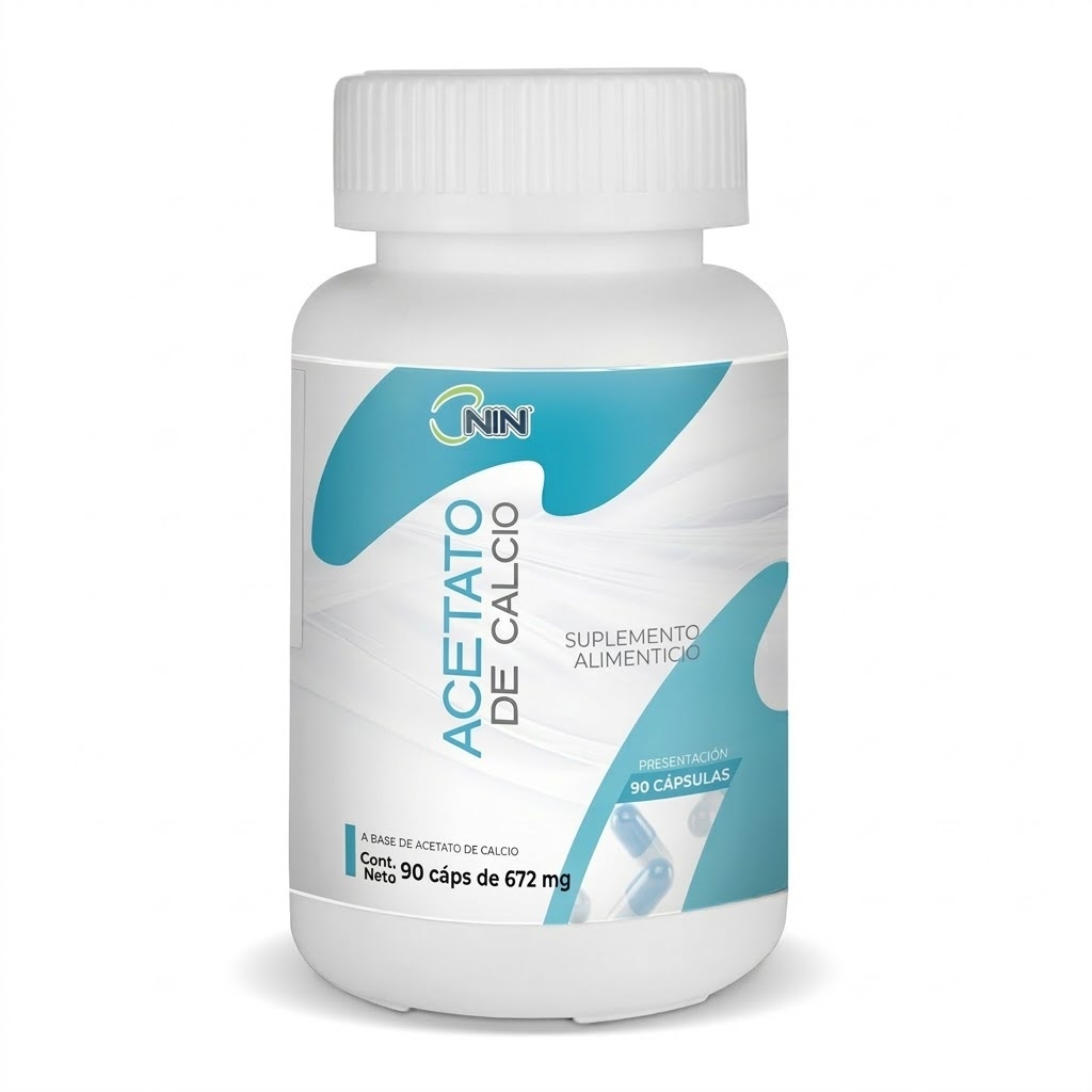  ACETATO DE CALCIO LAB NIN 90 CAP