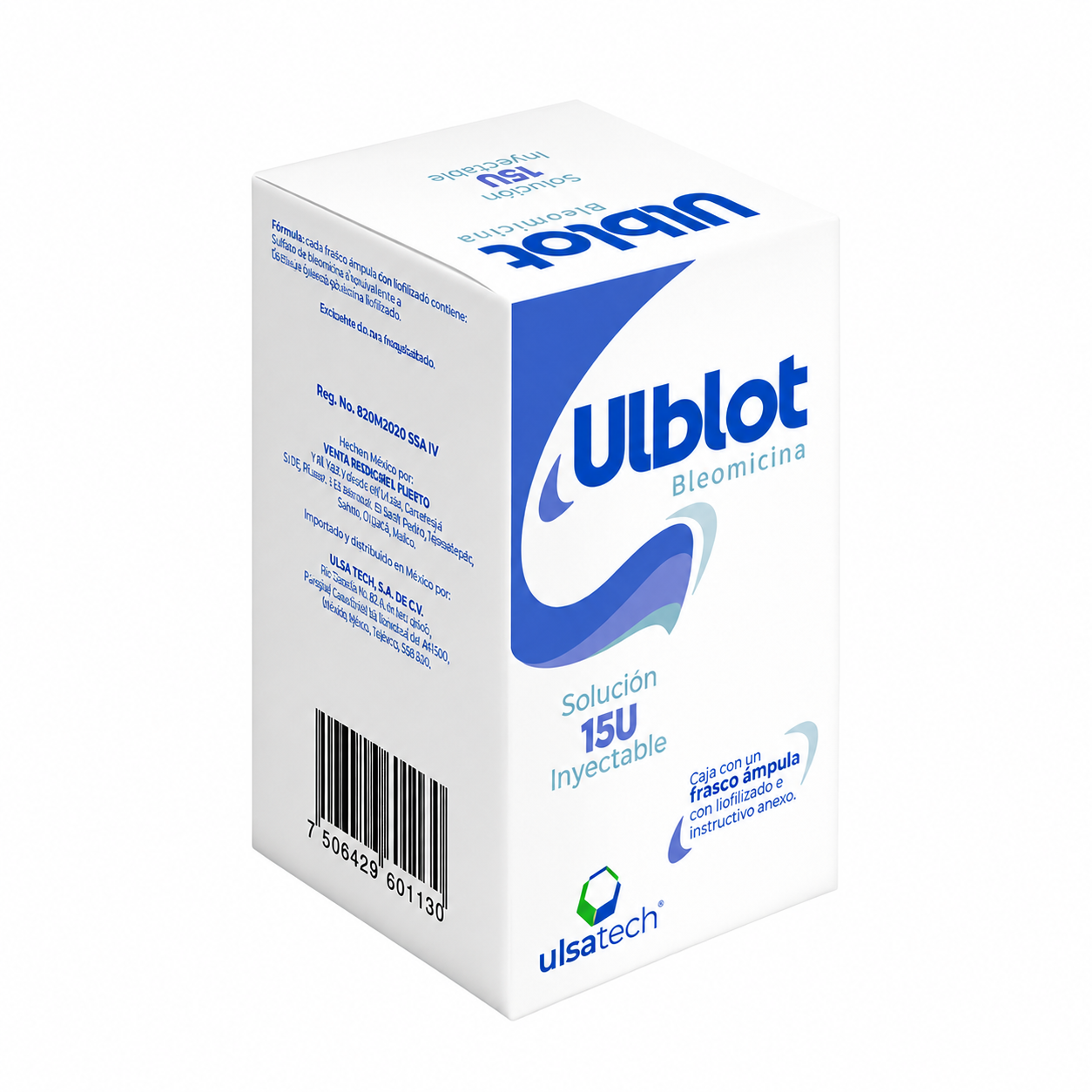 ULBLOT SOLUCIÓN INYECTABLE 15 UI